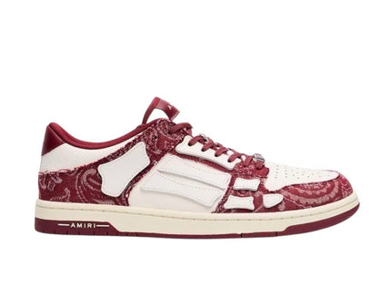 Amiri Skel Top Low Bandana Burgundy