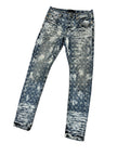 Purple Monogram Blue Denim