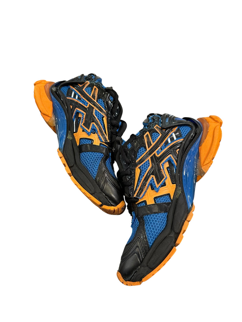 Balenciaga Runner Sneaker Blue Orange