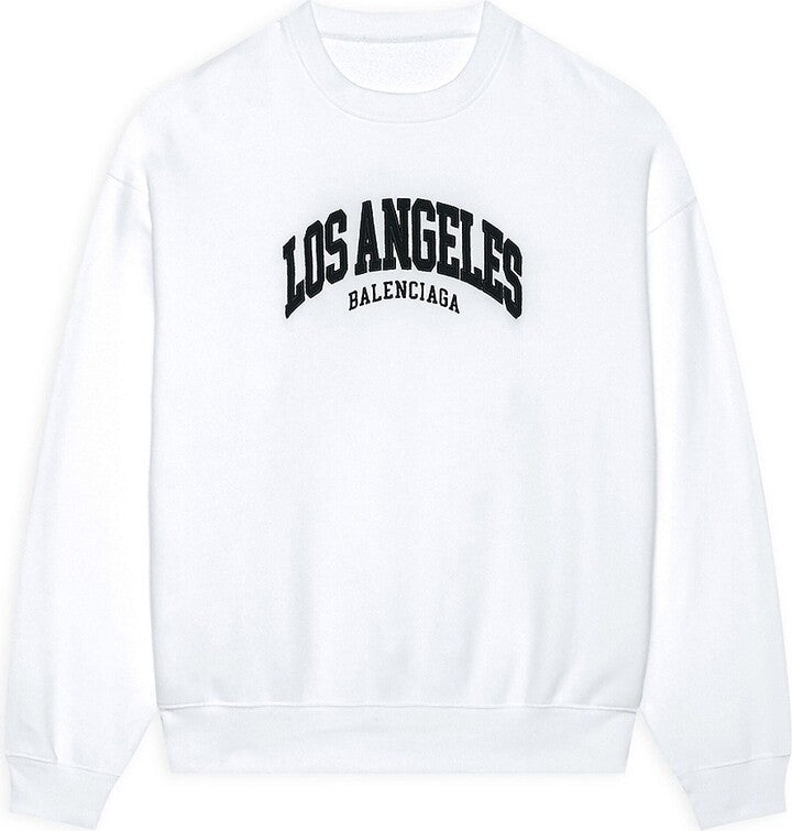 Balenciaga Los Angeles Crewneck White
