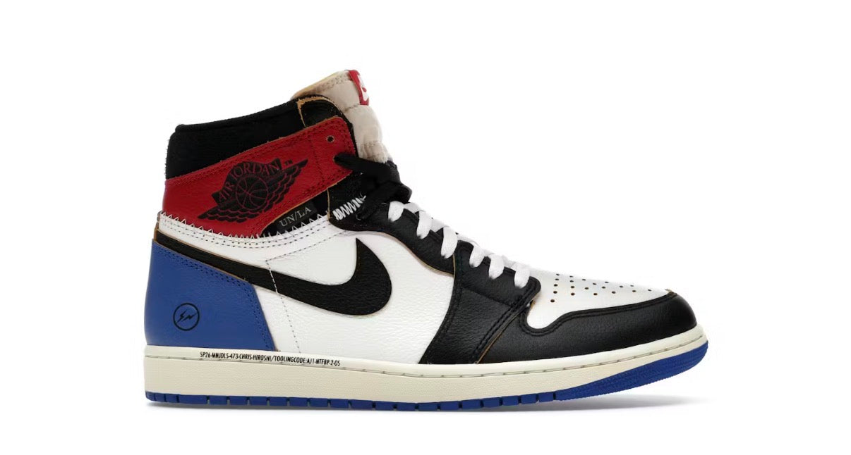 Jordan 1 Retro High OG SP Fragement x Union La Varsity Red Sport Royal