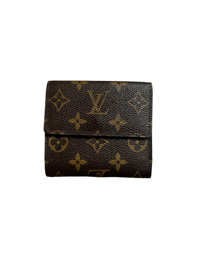 Louis Vuitton LV Monogram Coated Canvas Elise Wallet
