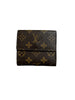 Louis Vuitton LV Monogram Coated Canvas Elise Wallet