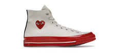 Converse Chuck Taylor All Star 70 HI Comme des Garcons PLAY Egret Ref Midsole