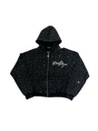 Prestige Diamond Black Zip Up Hoodie