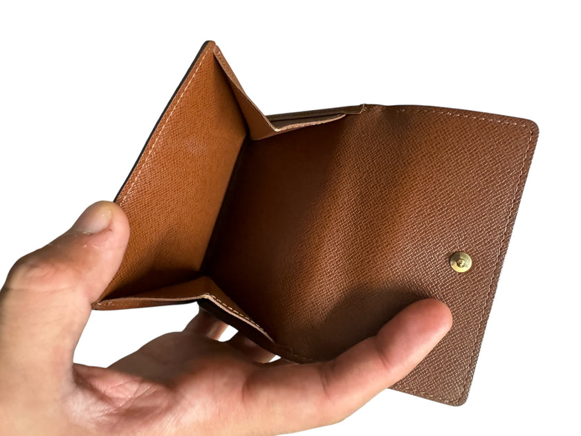 Louis Vuitton LV Monogram Coated Canvas Elise Wallet