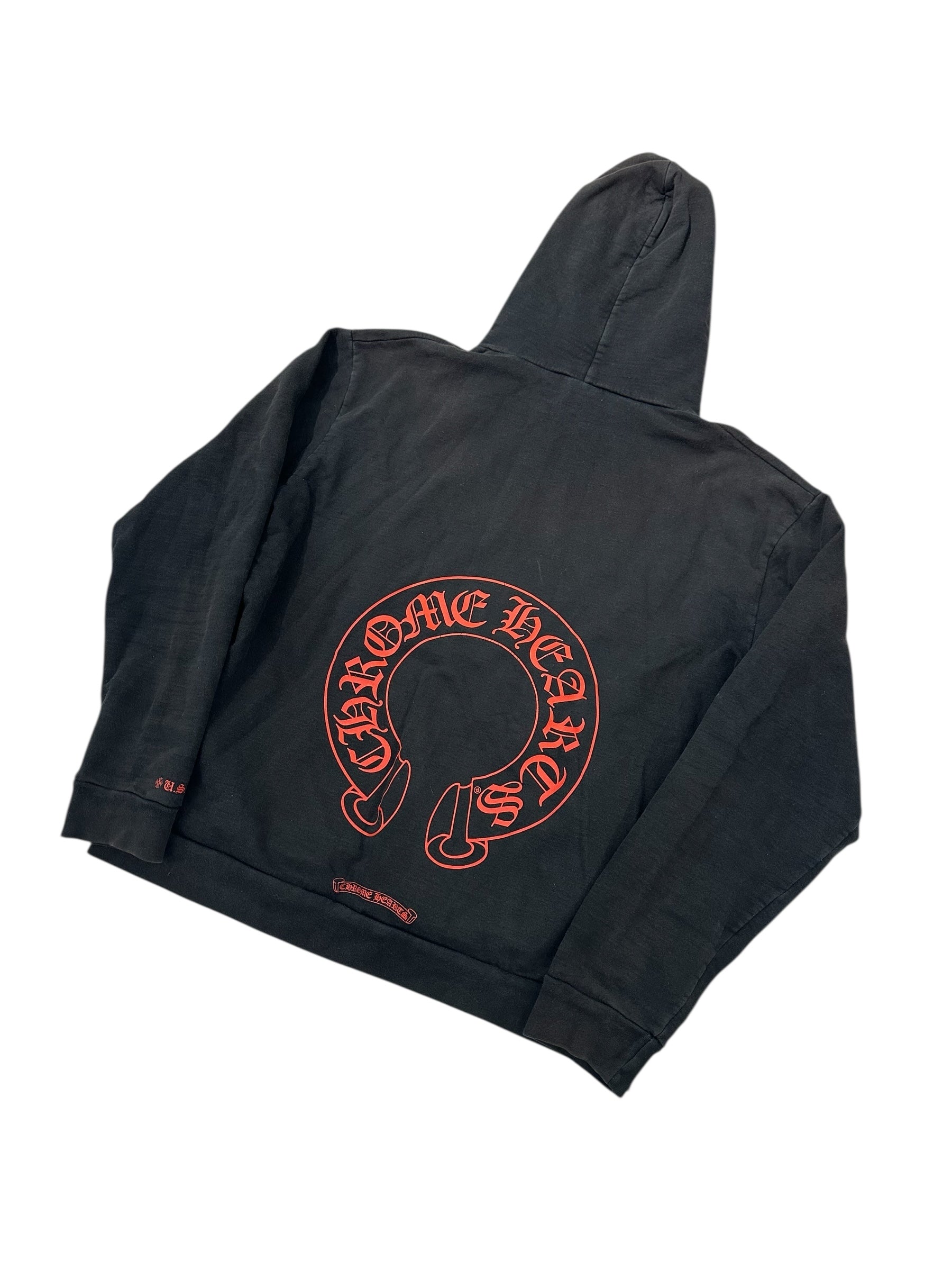 Chrome Hearts Red Online Exclusive Horseshoe Pullover