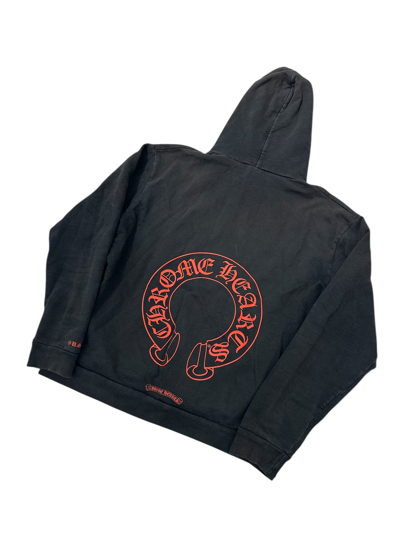 Chrome Hearts Red Online Exclusive Horseshoe Pullover