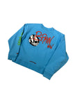 Chrome Hearts Matty Boy Brain New Crewneck Blue