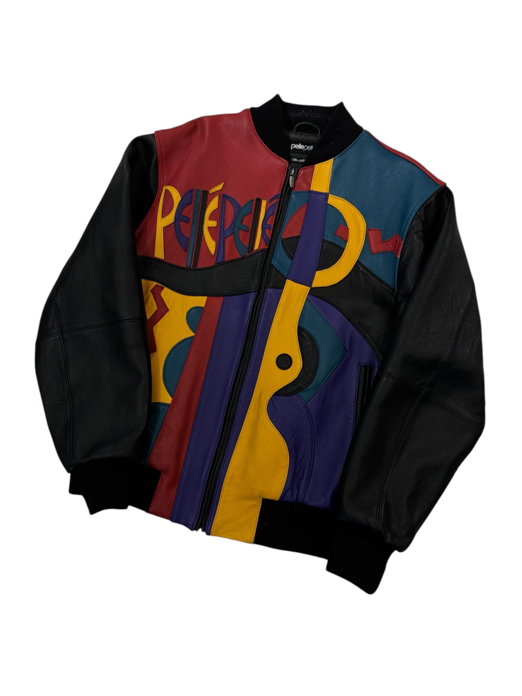 Pelle Pelle Picasso Leather Jacket Multi Color