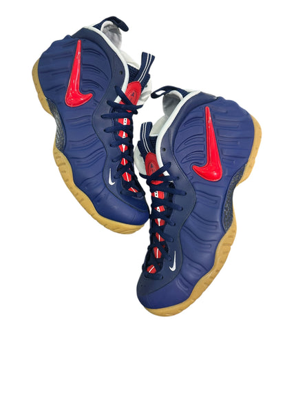 Nike Air Foamposite Pro Blue Void University Red