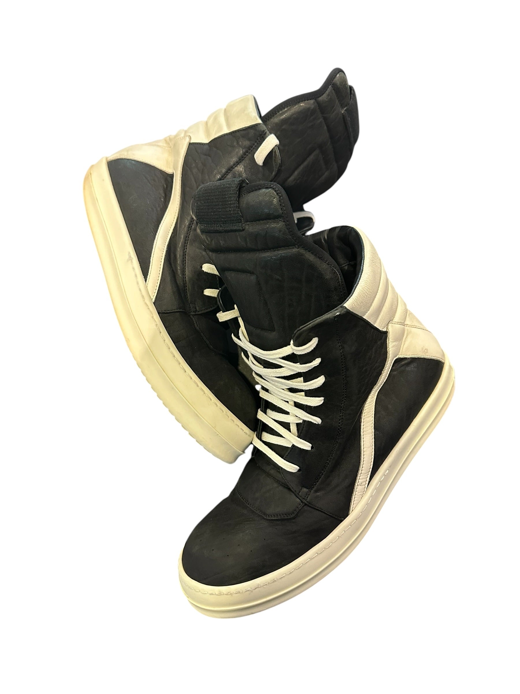 Rick Owen Mainline Geobasket Black/Milk
