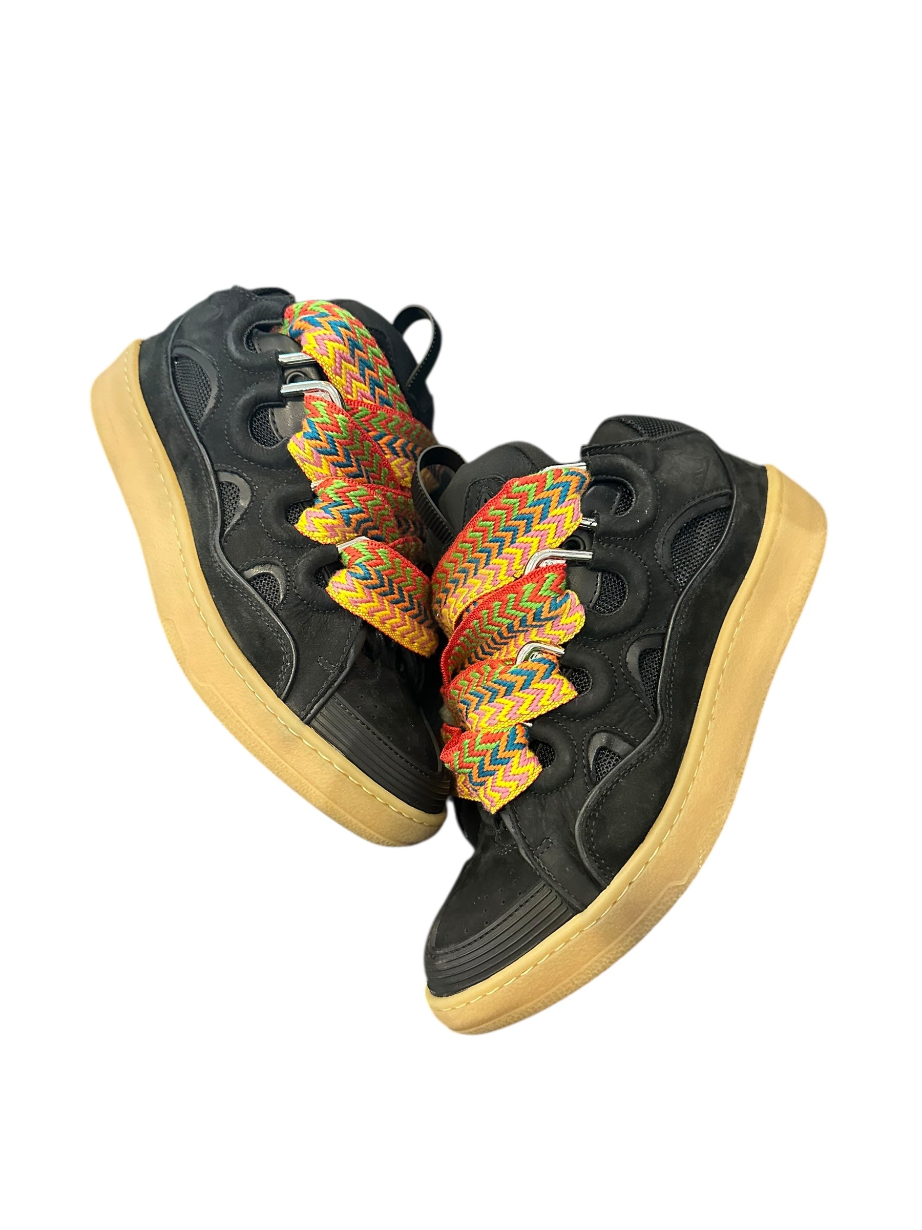 Lanvin Curb Sneaker Black Multicolor