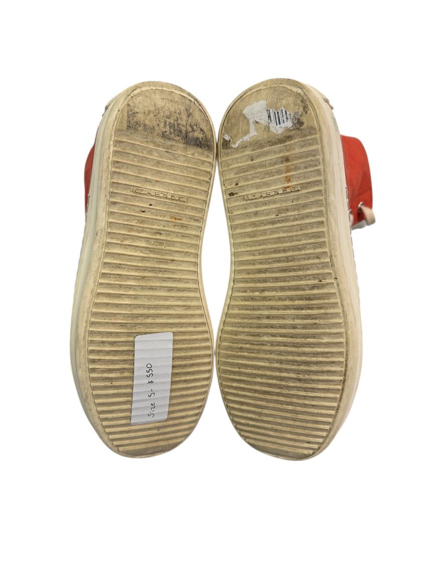 Rick Owens DrkShdw Ramone High Top (Orange/Milk)