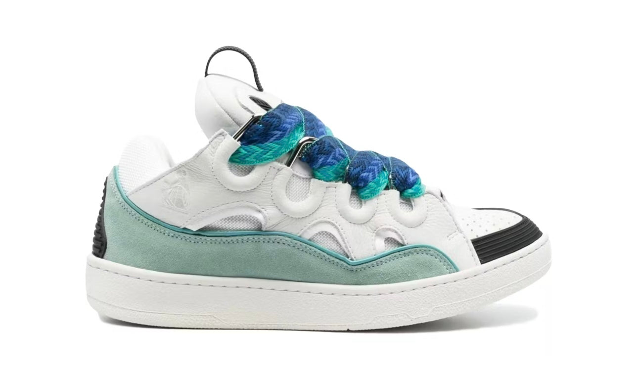 Lanvin Curb Sneaker White Blue