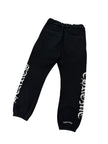 Chrome Hearts Scroll Logo Black Sweatpants
