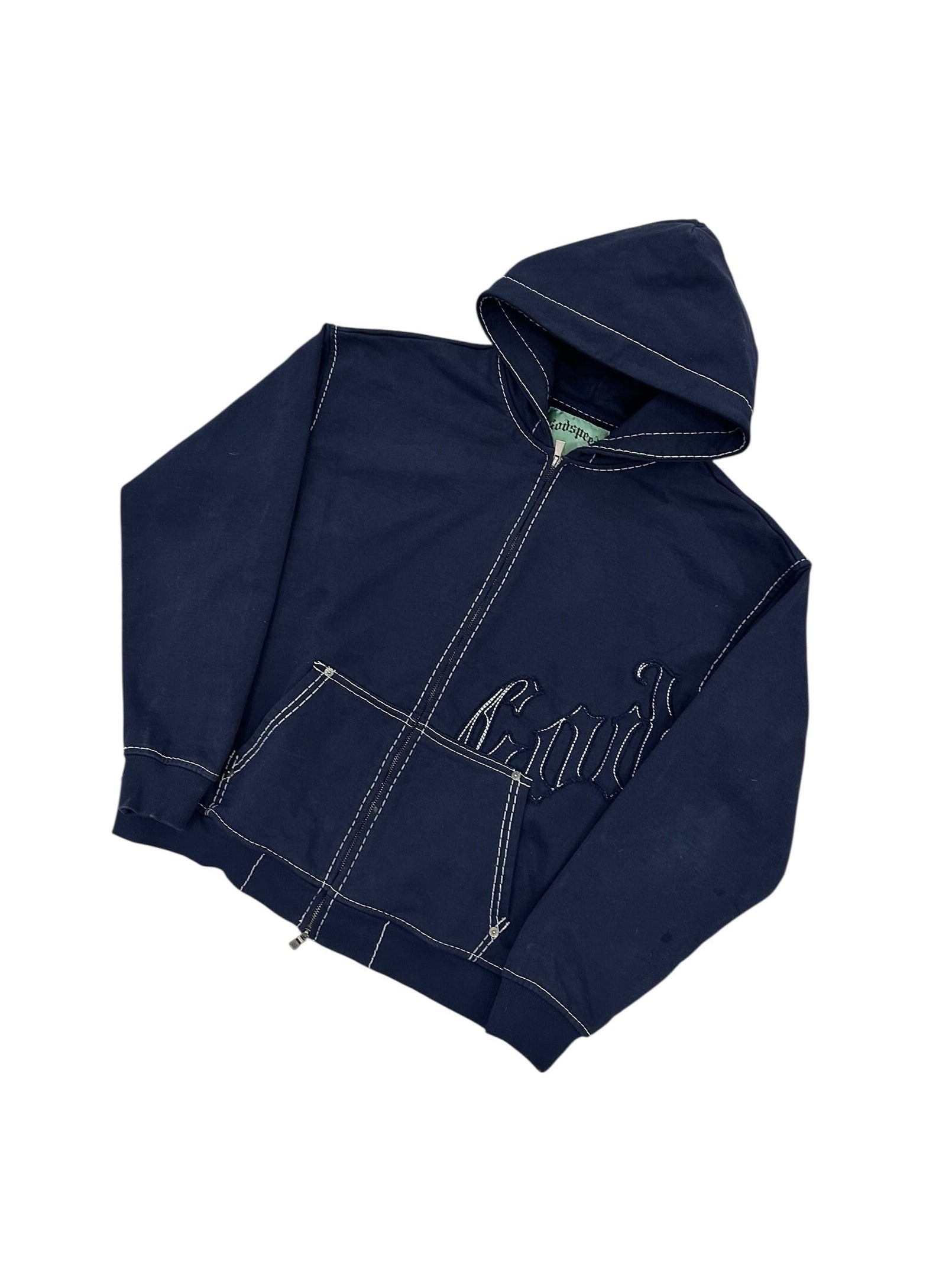 Godspeed OG Logo Midnight Navy Zip Up