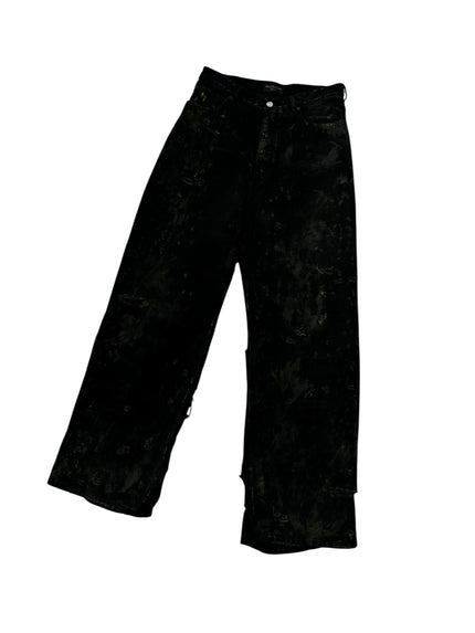 Balenciaga Destroyed Denim Black