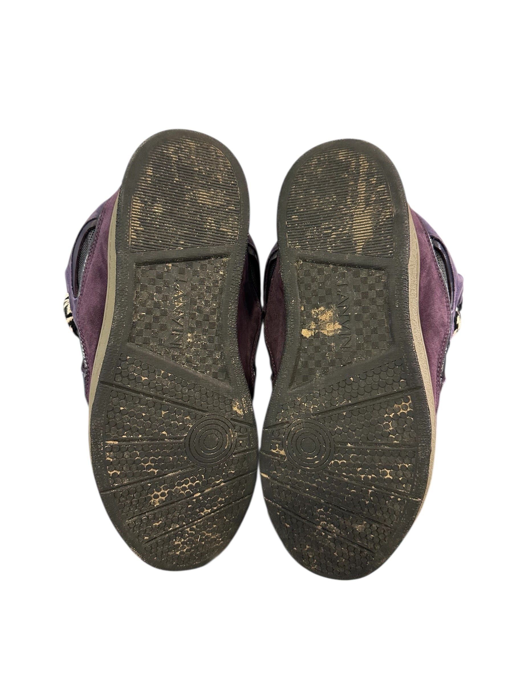 Lanvin Curb Sneakers Violet