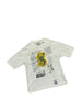 Maison Mihara Yasuhiro Bear Printed Distressed Tee White