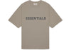 Fear of God Essentials Boxy T-Shirt Applique Logo Taupe