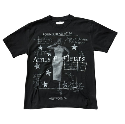 Amis Et Fleurs Dream Girl T-Shirt (Black)