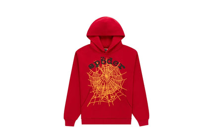 Sp5der OG Web V2 Hoodie Red