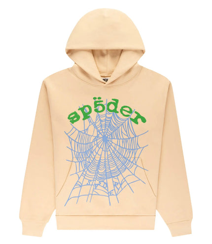 Sp5der Web Hoodie Cream