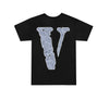 Pop Smoke x Vlone The Woo T-Shirt Black