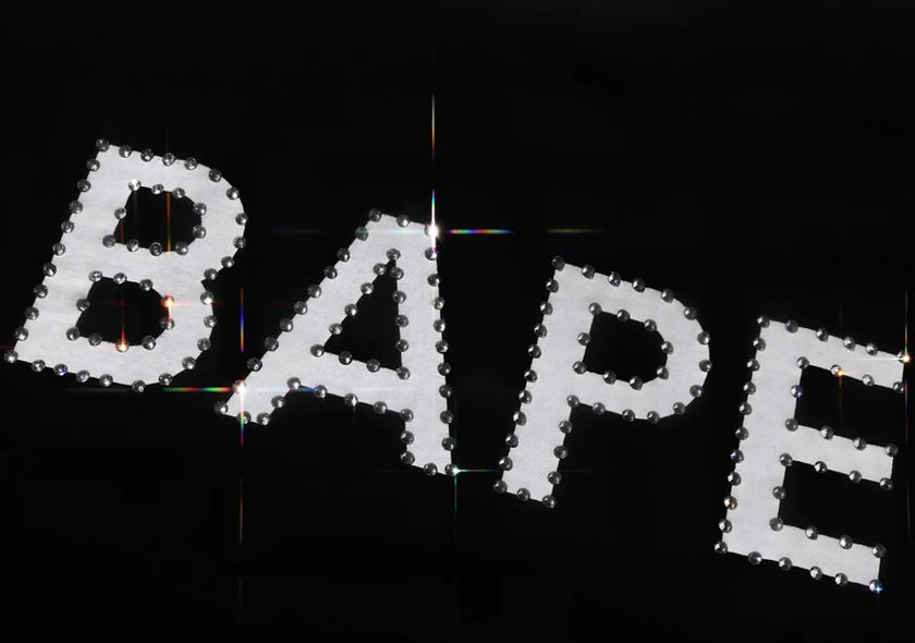 BAPE Crystal Stone Bape Logo Tee