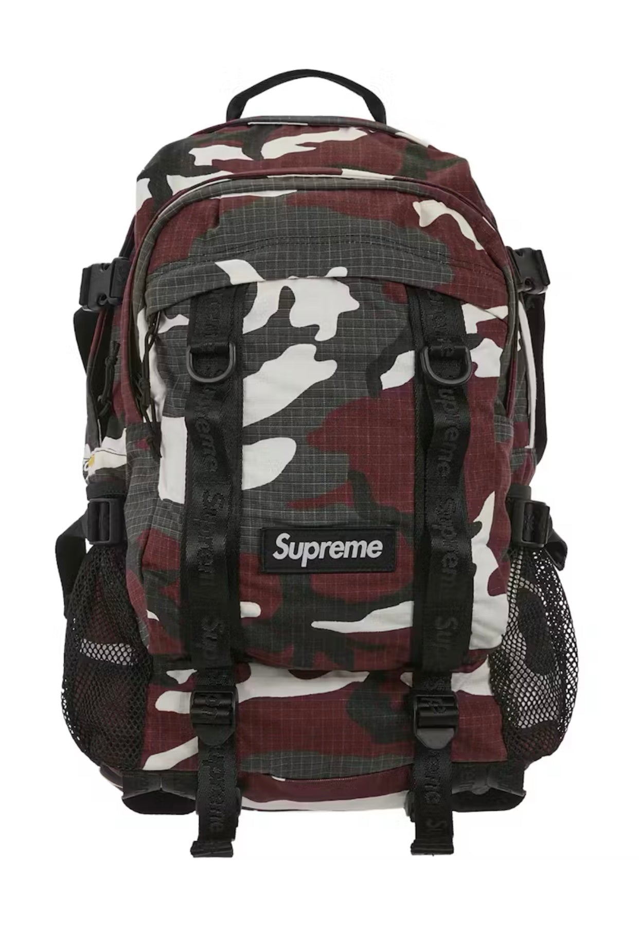Supreme Backpack Red Camo SS26