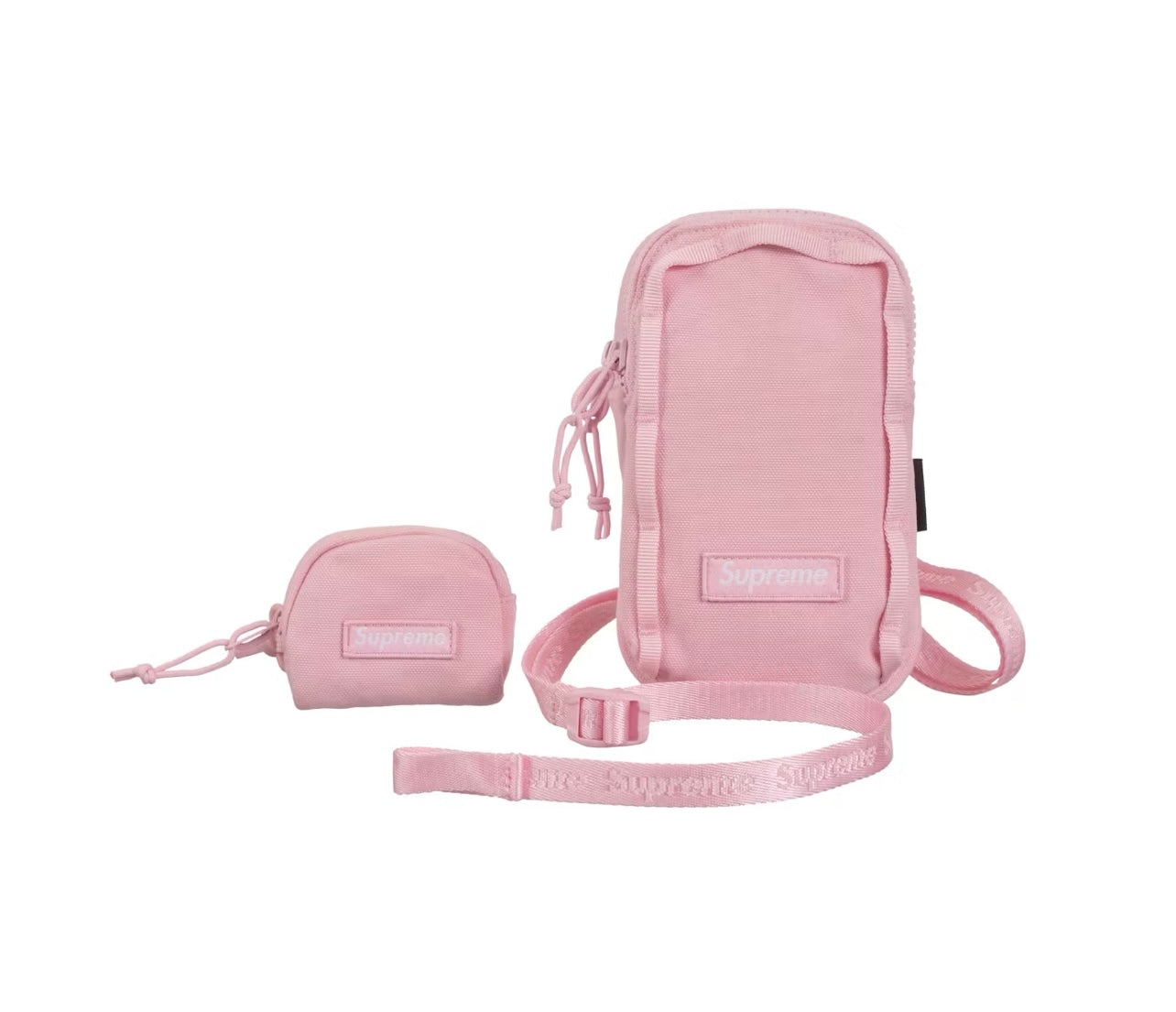 Supreme Camera Bag + Mini Pouch Pink