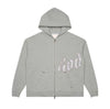 Godspeed OG Logo Zip Up Hoodie Grey Satin