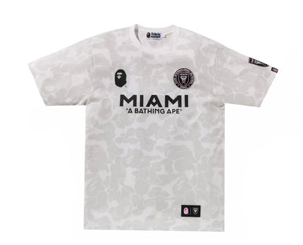 BAPE x Inter Miami CF Camo Tee White