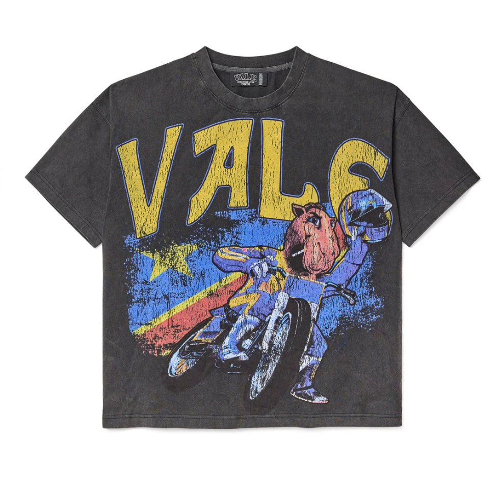 Vale Camel Tee Black