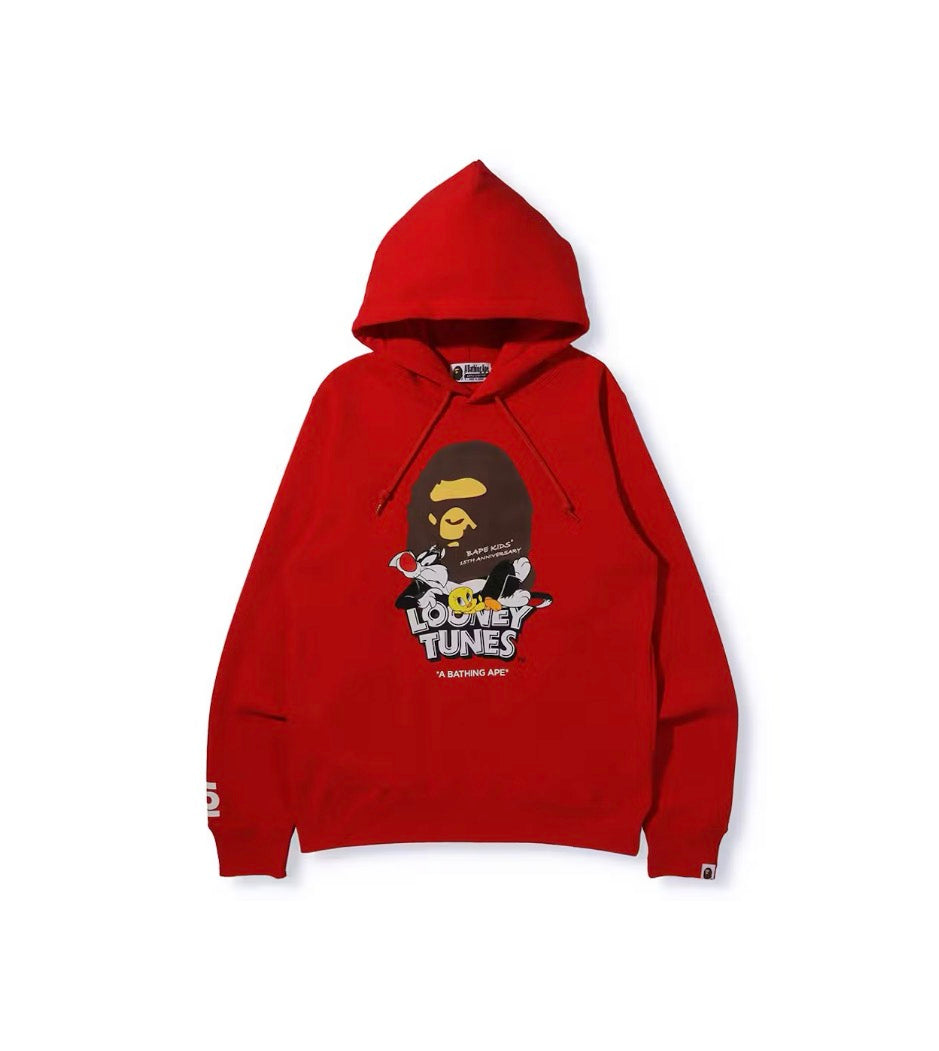 BAPE x Looney Tunes Ape Head Pullover Hoodie