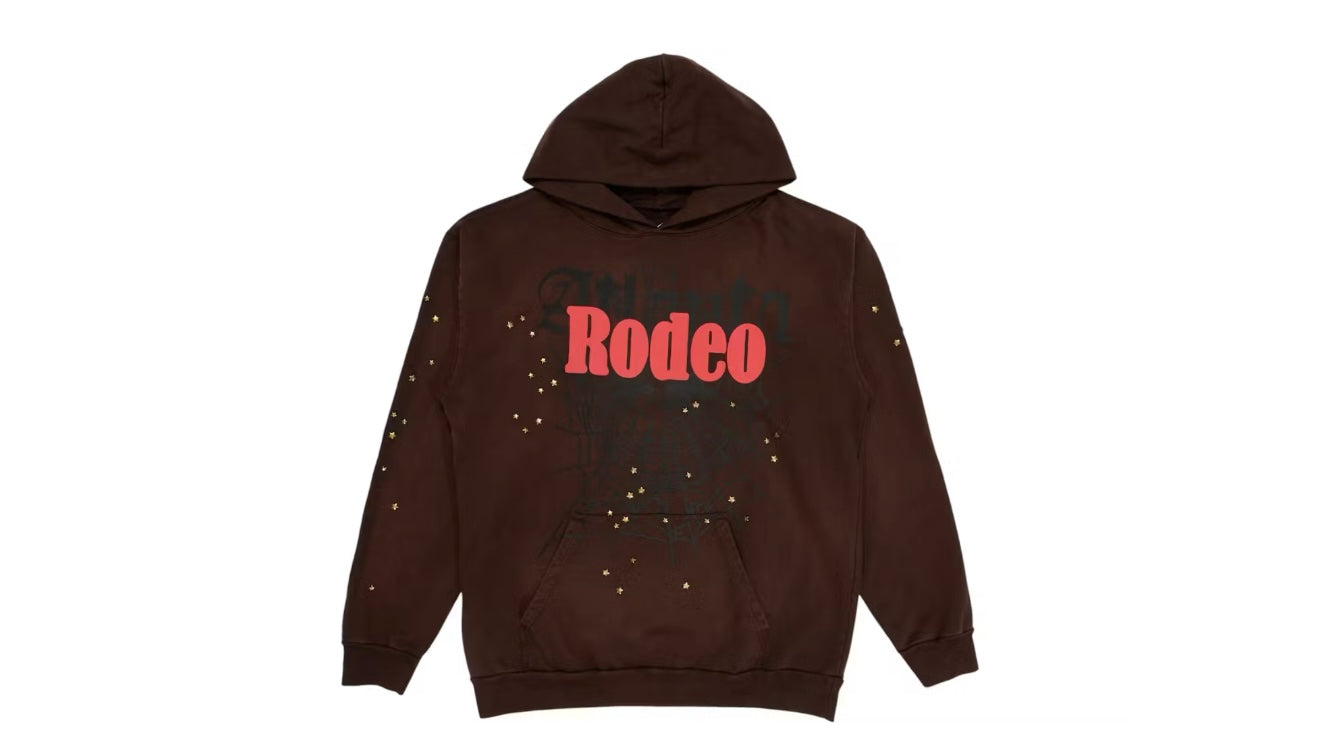 Travis Scott Cactus Jack x Sp5der Days Before Rodeo Hoodie Brown