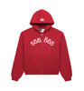Sp5der Angel Number Zip Up Hoodie