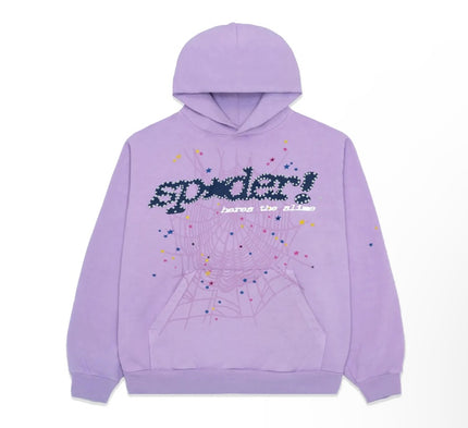 Sp5der Açaí Hoodie Purple