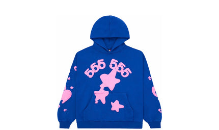 Sp5der Beluga Hoodie Blue