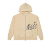Godspeed OG Logo Zip Up Hoodie Bone