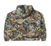 HMDD Multi Pocket Camo Zip Up Hoodie