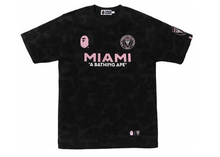 Bape x Inter Miami CF Camo Tee Black