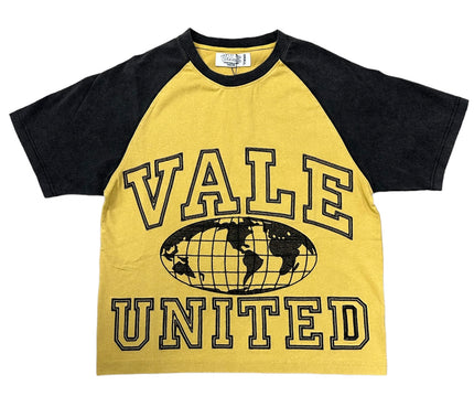 Vale United Yellow/Charcoal Tee
