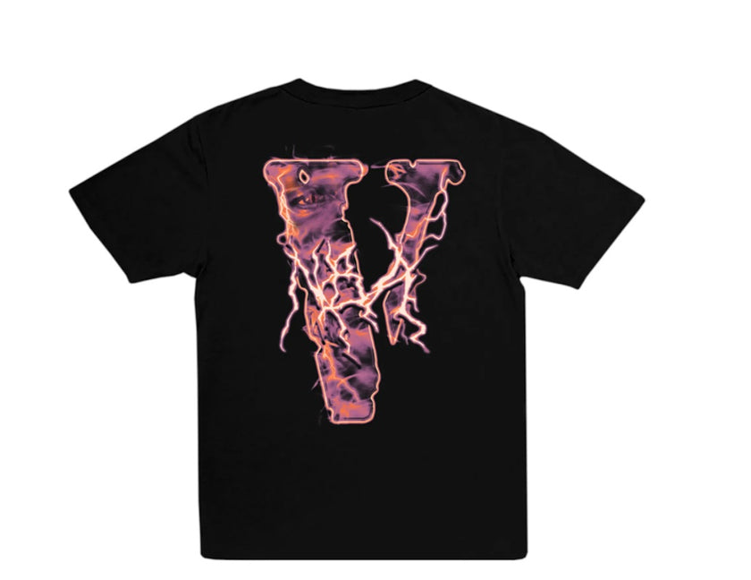 Vlone x Never Broke Again Eyes T-Shirt Black