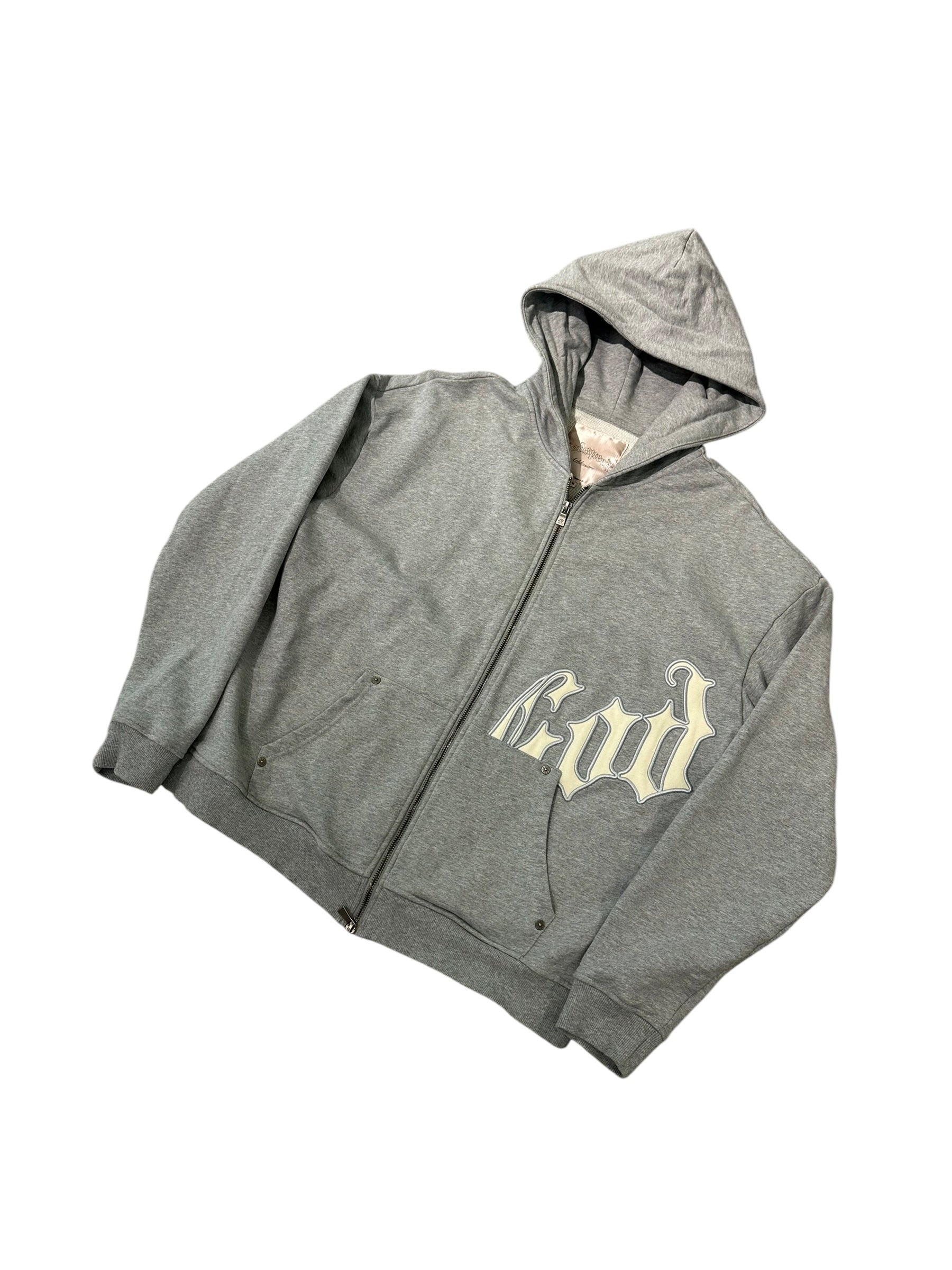 Godspeed OG Logo Zip Up Grey