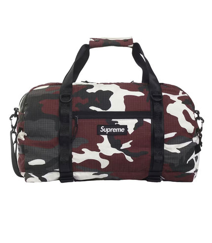 Supreme Duffle Bag Red Camo SS26