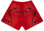 Hellstar Warm Up Shorts Red