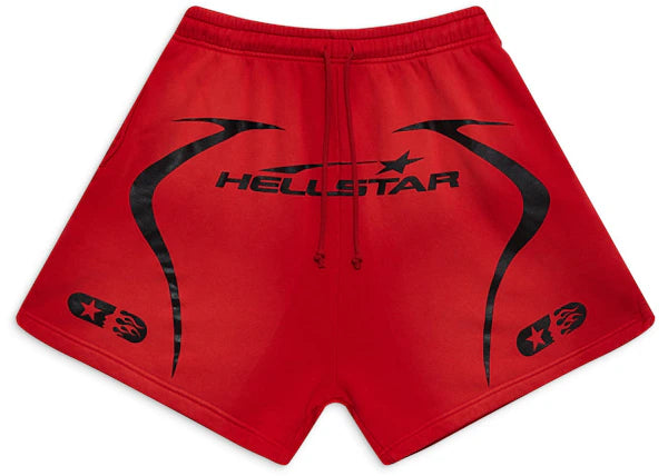 Hellstar Warm Up Shorts Red