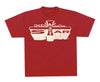 Hellstar Jesus Emblem Tee Red